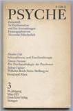 Psyche-zeitschrift Fur Psychoanalyse Und Ihre Anwendungen