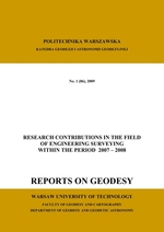 Reports On Geodesy And Geoinformatics