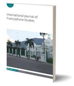 International Journal Of Francophone Studies