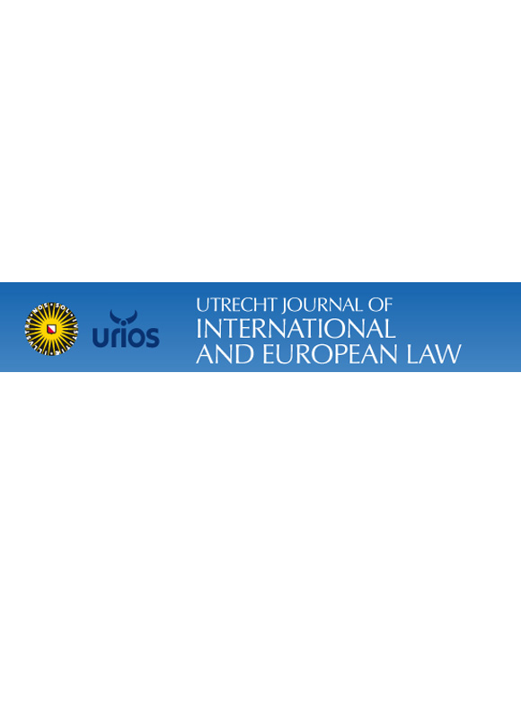 Utrecht Journal Of International And European Law