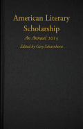 American Literary Scholarship