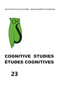 Cognitive Studies-etudes Cognitives