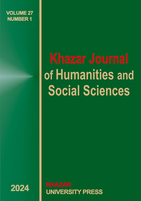 Khazar Journal Of Humanities And Social Sciences