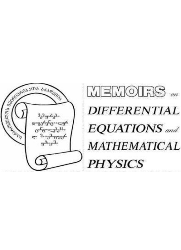 Memoirs On Differential Equations And Mathematical Physics