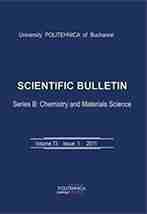 University Politehnica Of Bucharest Scientific Bulletin Series B-chemistry And M