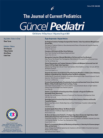 Guncel Pediatri-journal Of Current Pediatrics