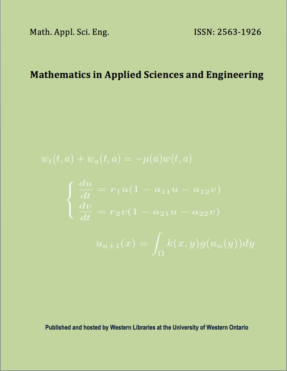 Mathematics In Applied Sciences And Engineering